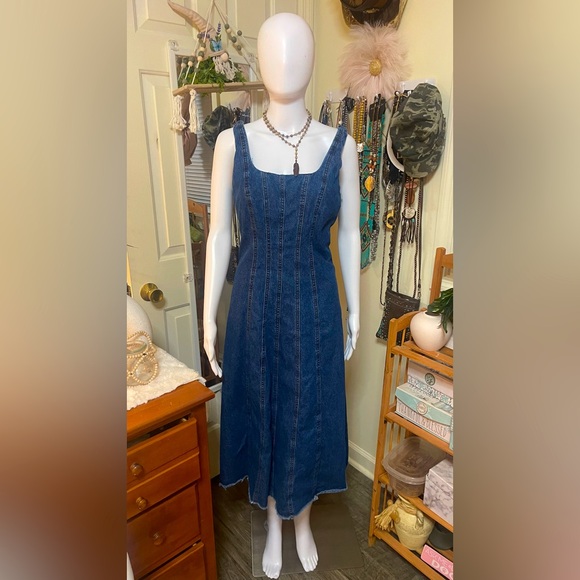 Joie Dresses & Skirts - Blue Denim Sleeveless Dress by Joie